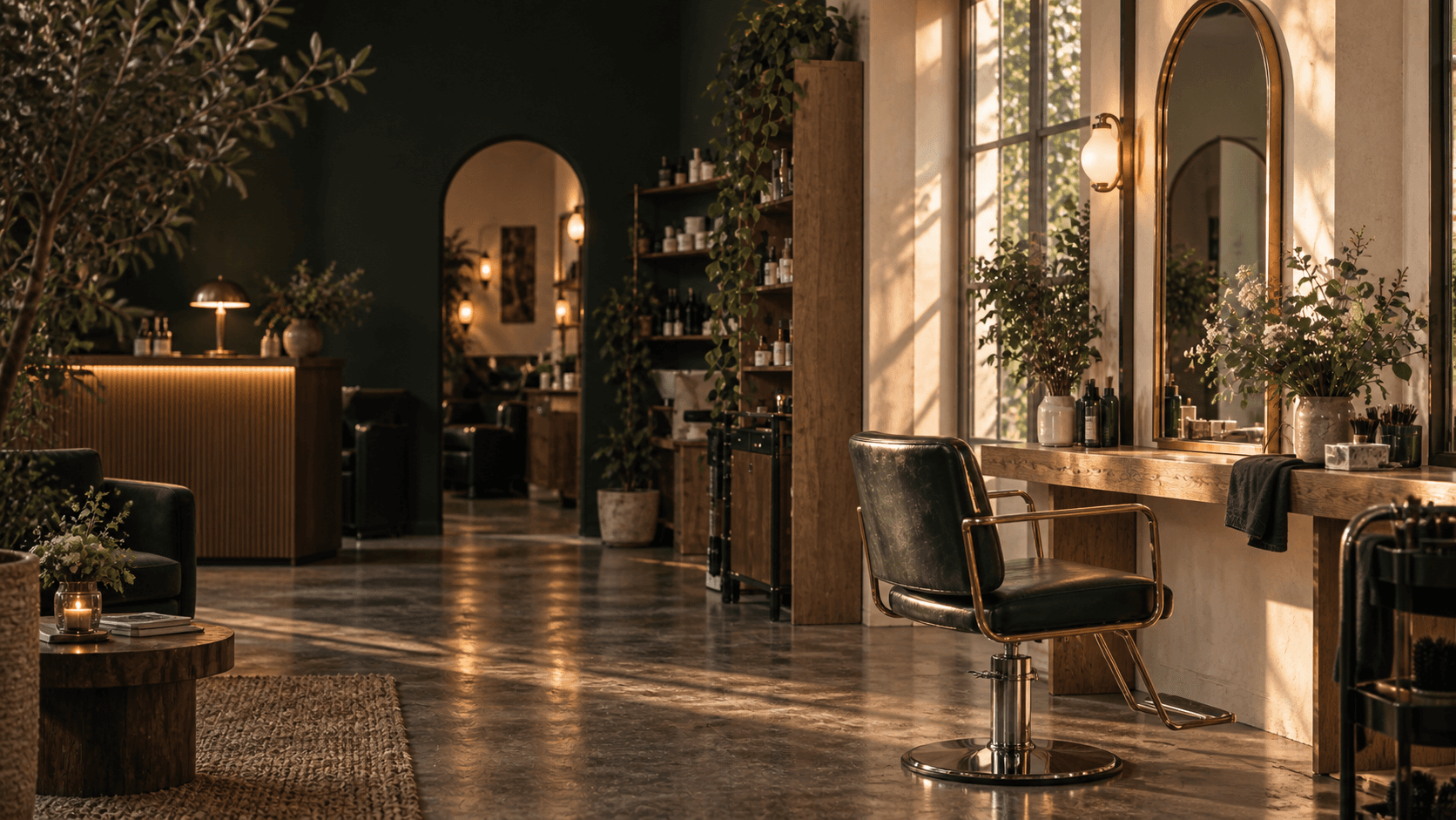 Postazione pronta ad accogliere il prossimo cliente
